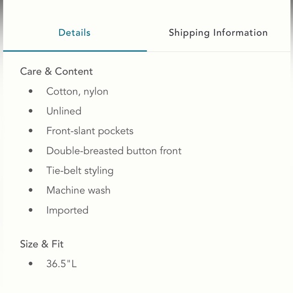 Anthropologie Pilcro Utility Trench Coat - Picture 9 of 9